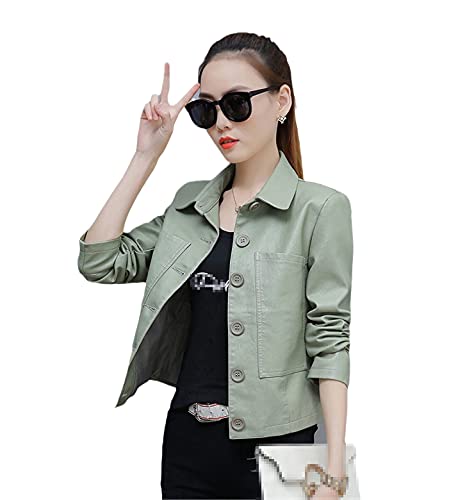 Manteau moto femme en cuir PU, la veste idéale pour vos sorties en ville