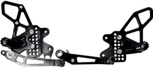 Vortex Adjustable Rear Set - Black RS203K
