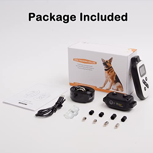Petjoy Shock Collar For Large Dogs, Bark Collar With Remote And Automatic Mode, Dog Training Collar With Beep, Vibration And Shock, Waterproof Electric Dog Collars #TOP5
