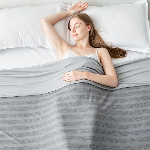 EMME Cooling Blankets for Hot Sleepers, Summer Blanket Twin 60'x80' for Bed, Thin Lightweight Throw...