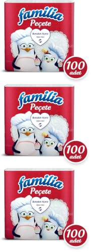 Peçete 100'lü (1 x 100 Adet) (3 paketi)