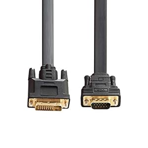 Actieve DVI naar VGA, Baolongking DVI 24+1 DVI-D M naar VGA Mannelijk Met Chip Flat Kabel Adapter Converter voor PC DVD Monitor HDTV 2M