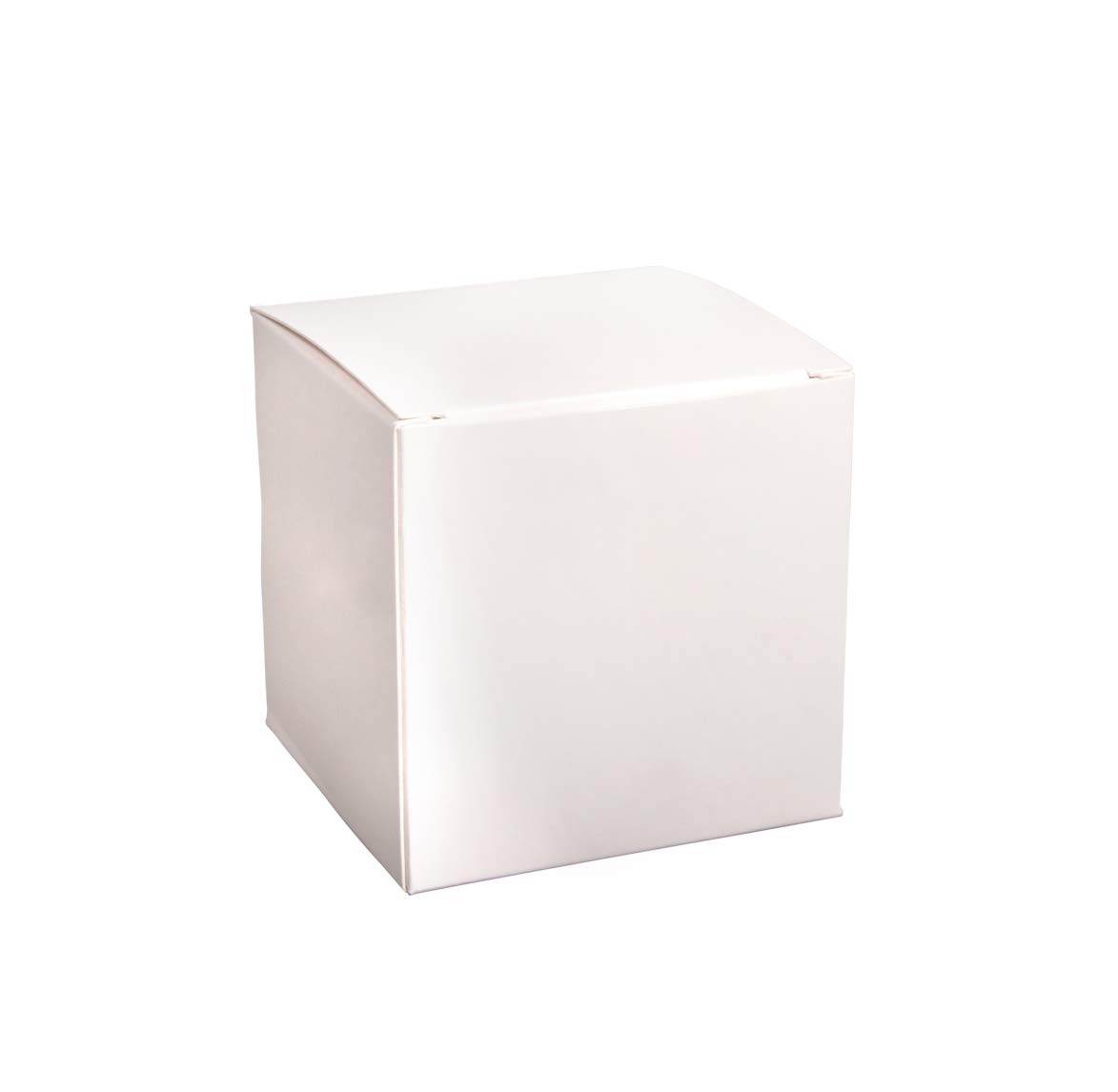 Rayher Foldable Box, White, 7.5x7.5x7.5cm, Set 12pcs