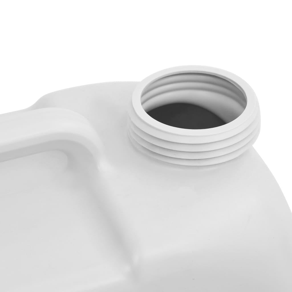 Tragbarer Wassertank 24 L Grau aus HDPE für Wohnwagen und Wohnmobil, robuster Camping Wasserbehälter mit Griff, für Toilette Waschbecken und Spülen bei Outdoor Reise und Notfall