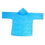 JAZZY PEARLS® Raincoat Portable Hooded Rain Cover for Fishing Blue-Sporting Goods-Outdoor Sports-Camping & Hiking-Clothing-Other Camping, Hiking Clothing-1 Piece Raincoat1 Piece Storage Bag