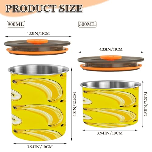Contenedor hermético para café de acero inoxidable de 30 oz miniatura 3