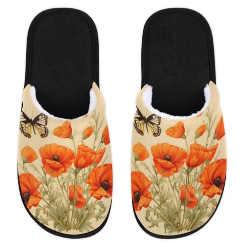 House Slippers for Women Men Soft Cozy Non Slip Lightweight Winter House Shoes for Indoor Outdoor - Main Image