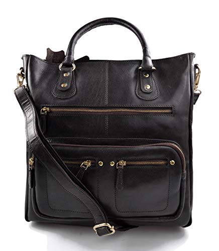 Sacoche en cuir traverser femme marron pour soulager vos épaules avec style