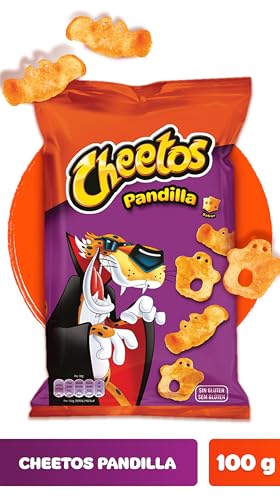 Cheetos Pandilla, Producto de Aperitivo, Snack sabor a Queso con forma de fantasmas, bolsa individual, 75gr