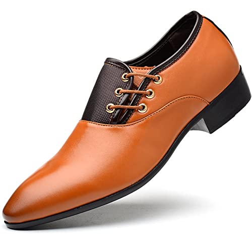 Chaussures habillées en cuir pour hommes à bout pointu classique de costume