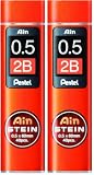 Pentel C275 mine Ain Stein 1 astuccio da 40 mine 0,5 mm 2B (Confezione da 2)