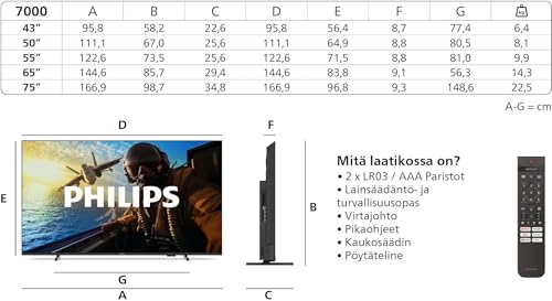 Philips 55PUS7000 TV 55" 4K UHD HDR10+ - photo 4