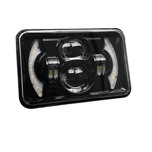 Bombilla LED 4x6 para faro delantero con haz Hi-Lo y DRL blanco ámbar