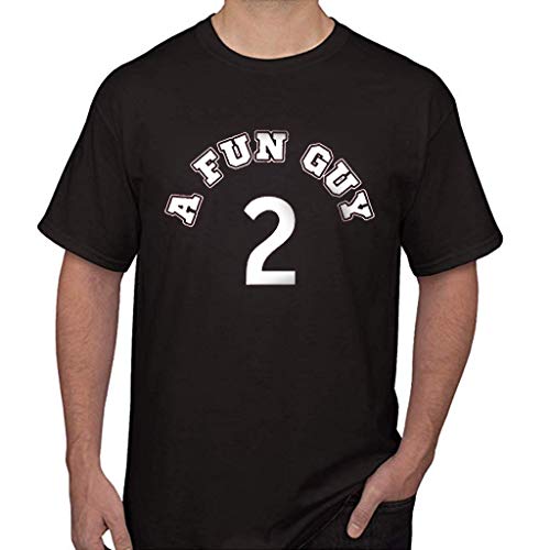 Fashion Mens T-Shirts Letter Printing Simple Style Short Sleeve Round Neck Loose Summer Tees Casual Sports Gym Beach Party Pullover Shirts (XXL, Black)