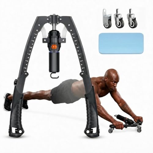 Arm Exercise Equipment Chest Workout - 10 Gears 22-440lb Hydraulic Power