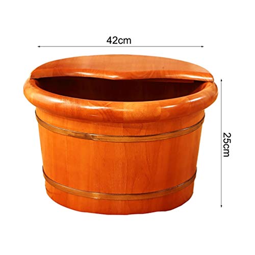 Spa de pies de madera maciza para adultos miniatura 2