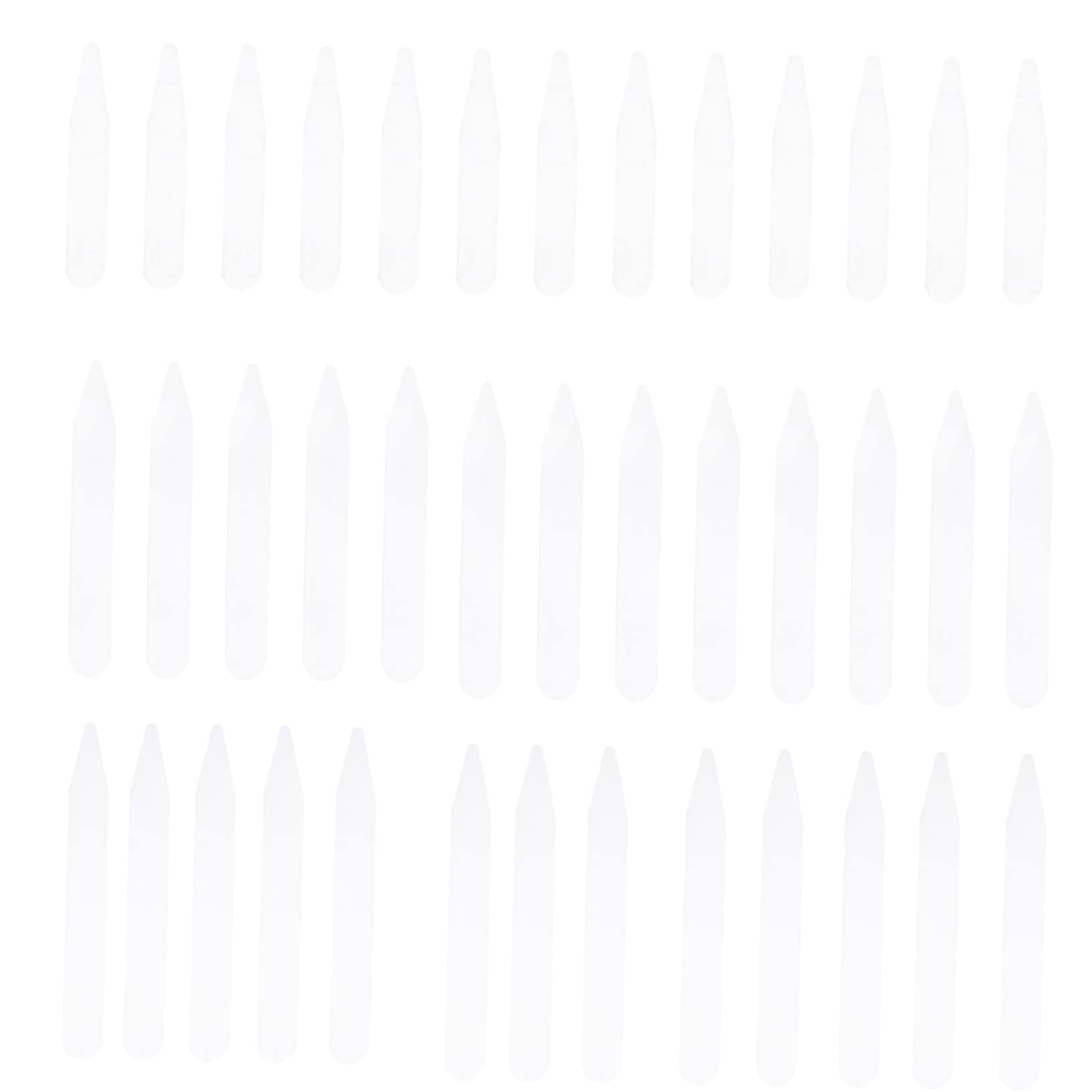 Healeved 1set Transparent Angle Insert Shirt Collar Support Pointed Collar Stays for Men Collar Support for Shirts Collar Stays Men Stiffener Shape Man Shirt Stays Men Neck The Pet 300pcs