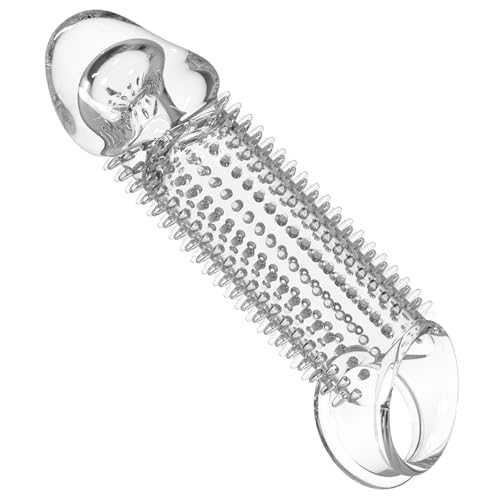 Funda para pene BDSMAGE con anillo testicular engrosado antideslizante, extensible 5 cm, puños para pene con abultamiento denso, anillo para pene con funda para pene
