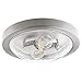 Quorum 3502-13-65 Transitional Two Light Ceiling Mount in Pewter, Nickel, Silver Finish,