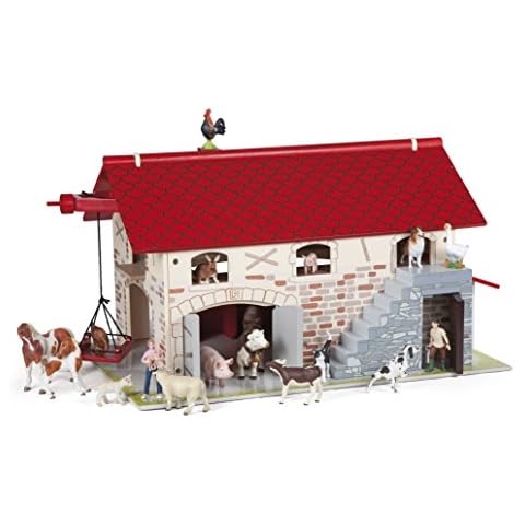 Papo -Das Leben auf dem Bauernhof-Großer Bauernhof-60101-Für Kinder - Geeignet für Jungen und Mädchen - Ab 3 Jahren Cover