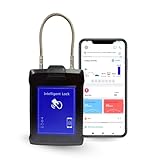 FETACA® Advanced Waterproof GPS E-Lock Tracker for Trucks, Containers, and Heavy Vehicles – Anti-Theft Smart Lock with Real-Time Tracking – Includes Free 5G SIM and 12 Month Software Subscription