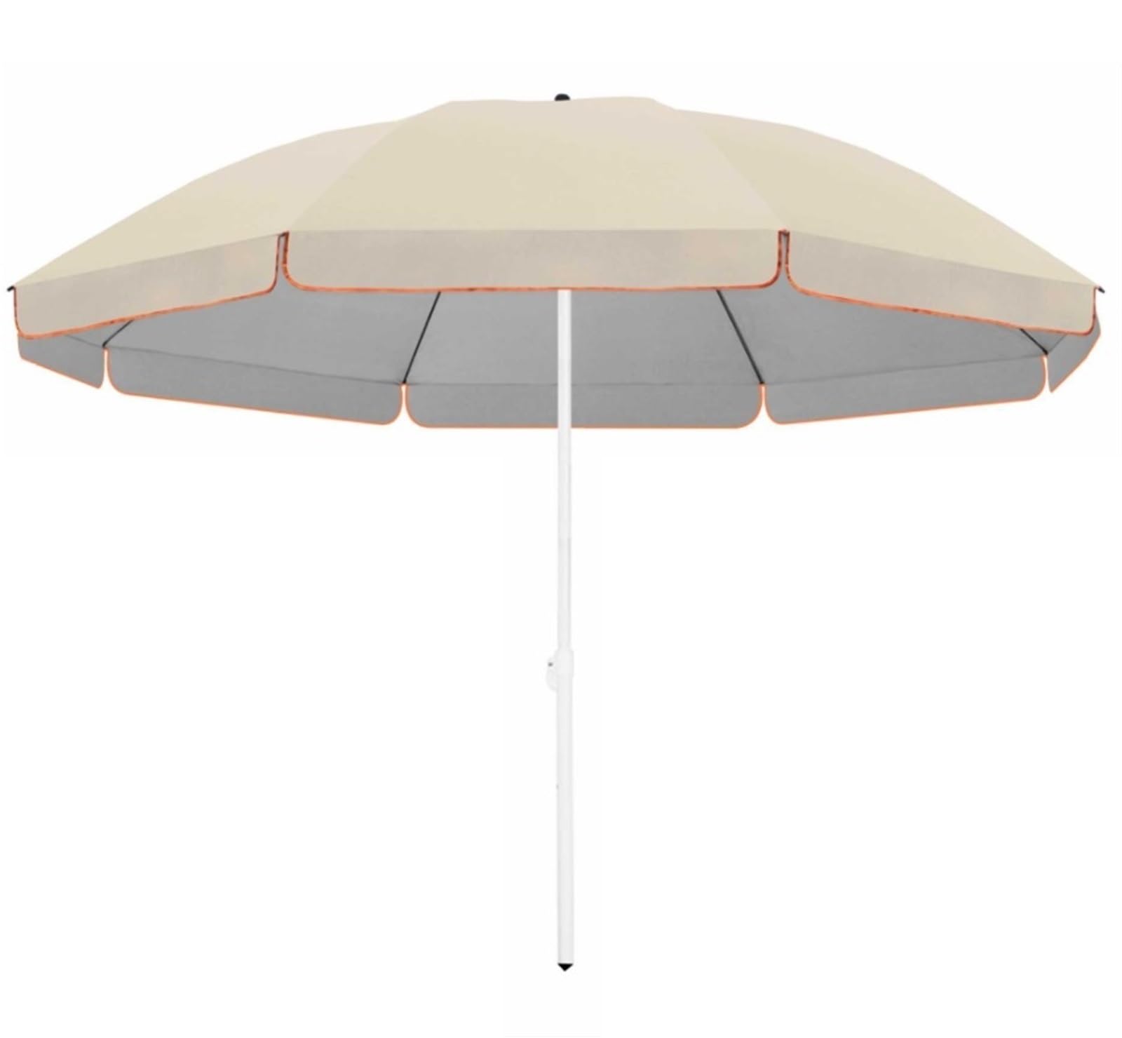 Prosty Parasol, Parasol Zewnętrzny Patio Parasol Stołowy Na Zewnątrz Do Przydomowego Trawnika Bez Podstawy Ogrodowy Parasol(2.4M)