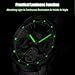 Imagen de RORIOS Relojes Hombre Relojes Mecánico Automático con Correa en Acero Inoxidable Luminoso Moda Relojes Impermeables Reloj de Pulsera para Hombre