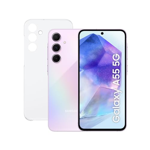 Samsung Galaxy A55 5G 256GB + Funda Transparente - Teléfono Móvil...