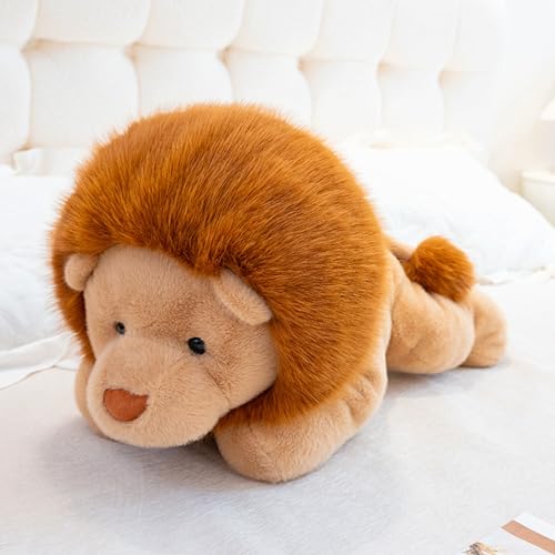 Image of Tickles Cute Lion Soft Stuffed Plush Animal Toy for Kids Boys & Girls Birthday Gift (Color: Brown Size: 30 cm)