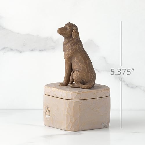 Willow Tree Love My Dog Dark Keepsake Box