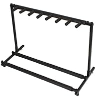 Hold up to 7 guitars Folded up for easy transport Unique design and high quality Very strong and sturdy guitar stand This rack would be possible to hold all guitars including acoustic guitars, electric guitars and bass guitars Made according to exact...