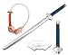 Sparkfoam Sword 39" Foam Samurai Sword Blue/Black Handle w/ Decorative Tsuba