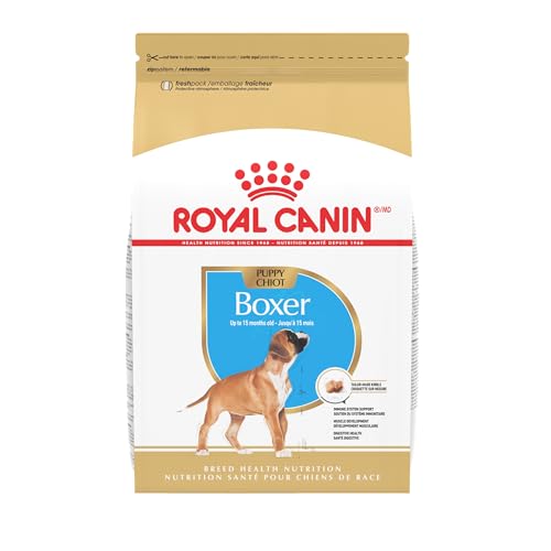Royal Canin Breed Health Nutrition Boxer Puppy Dry Dog Food, 30 lb Bag