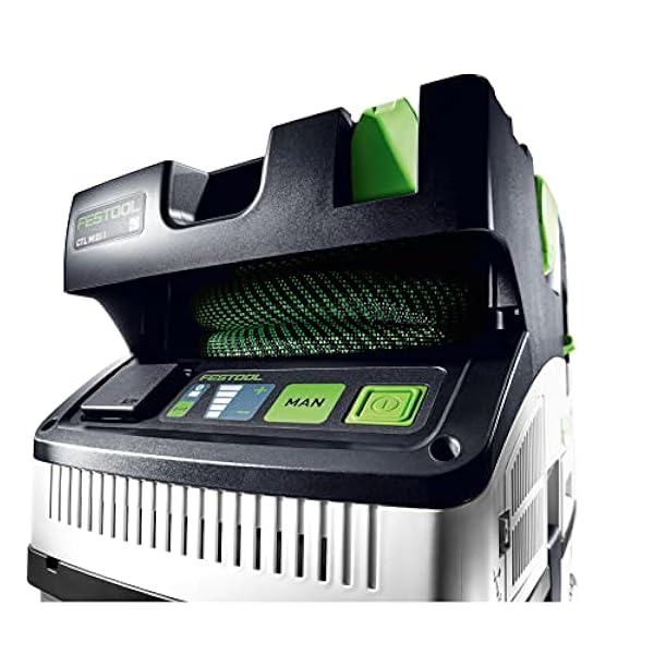 Festool sugmobil CTL MIDI CLEANTEC tillverkarnr. 574832, 1200 W, 230 V, svart/grön