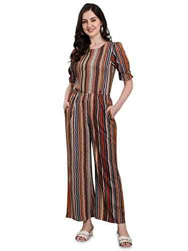 Image of SHOPPING QUEEN Women's Rayon Co ords Set