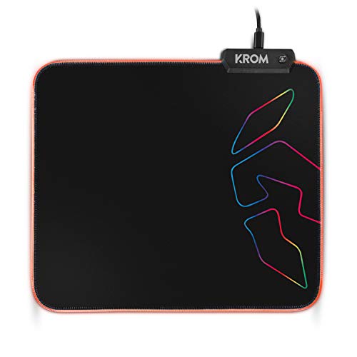 Tappetino Gaming Knout RGB -NXKNTRGB- Tappetino Gaming, tre effetti RGB, base in gomma antiscivolo, Nero - Mousepad - Immagine 8