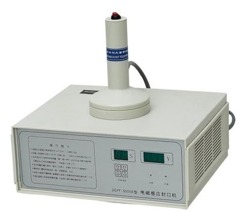 Image of Manual Induction Sealer | Heavy Duty DGYF-S500A Portable Induction Sealer | Electro-Magnetic Induction Sealing Package Machine | Seal 50pcs /min | Bottle Diameter: ɸ50-ɸ50