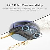 XIEBro Life Robot Vacuum and Mop Combo, 2 in 1 Vacuum Robot with WiFi/App/Voice, Schedule, Water Tank and Dustbin, Self-Charging, Slim, Ideal for Hard Floor, Pet Hair, Carpet - Image 2