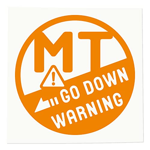 imoninn MT�� �⓹��ޒ��� �X�e�b�J�[/���ӊ��N �Փ˖h�~ �⓹���i �G���X�g/Go Down Warning �q�ی^�r / �I�����W�F