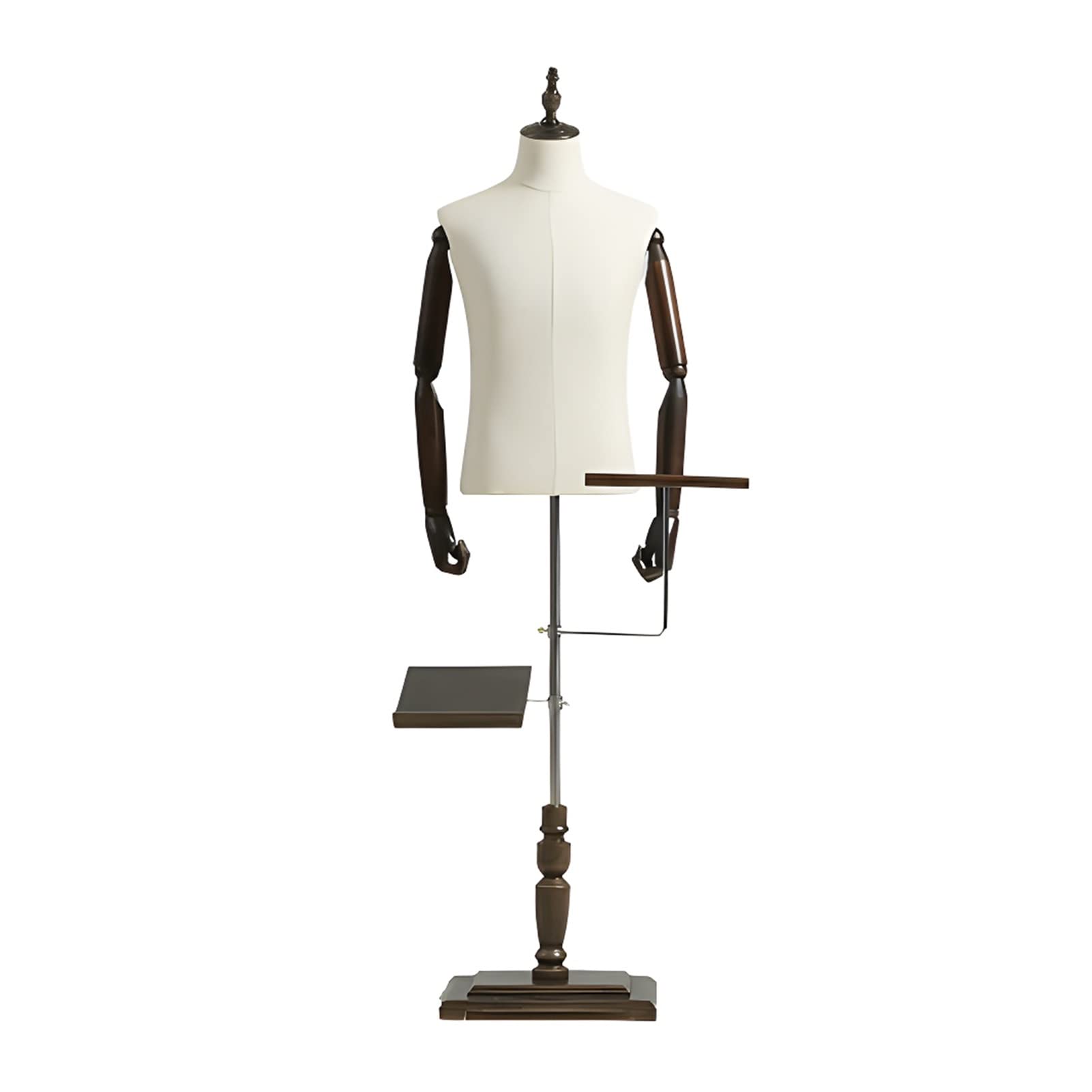 Amazon.co.jp: 高耐久男性マネキントルソー、高さ調節可能な半身ドレス  