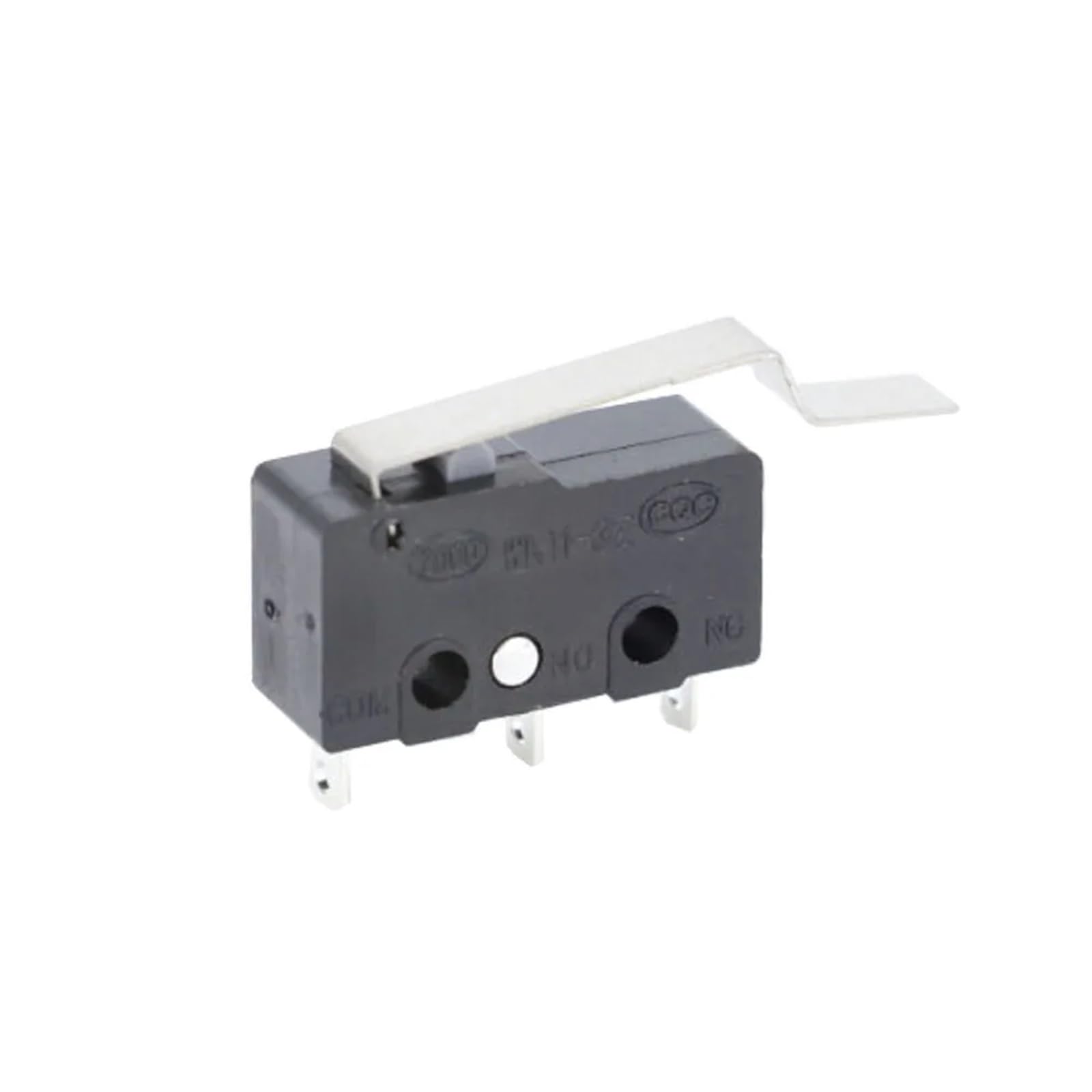 10 PZ Micro Interruttore 2/3Pin NO/NC Mini Finecorsa 5A 250VAC KW11-3Z Roller Arc leva A Scatto Push Microinterruttori(2P curved handle)