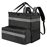 Zajop Professioneller Ausziehbarer Rucksack Für Die Lieferung Von Lebensmitteln. Dicke Schultergurte. Schaumisolierungsschicht. Ausziehbarer Rucksack Für Die Lieferung Von Lebensmitteln