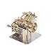 PeleusTech Mini V4 Steam Engine Model with Reverse Gearbox for Teaching, Gift, Physical Experiment