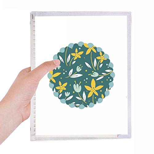 Cahier de fleurs à feuilles pour organiser vos bureaux et ateliers