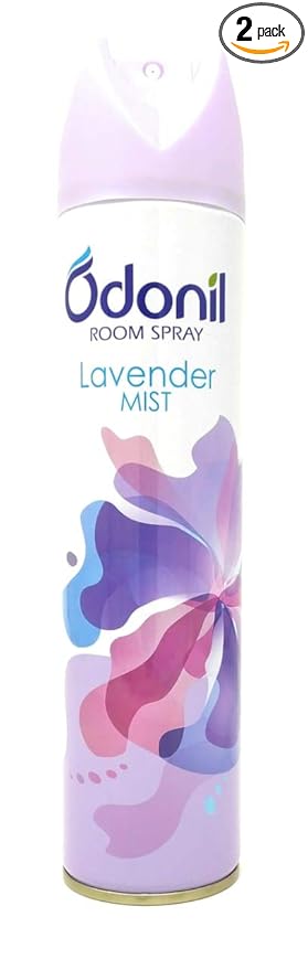Odonil Room Spray - 140 g (Lavender Mist, Pack of 2)