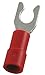 Fork Terminal, Lockng, 6 Stud, Red, PK100