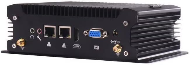 VENOEN Industrial Mini PC Core i7 4578U, Fanless PC i7 Win 10Pro, 2* RS232 COM, HD, VGA, 2* RJ45 LAN, WiFi, BT, 4G SIM Slot, 12V, 8*USB, Industrial Mini Computer Win7, 8GB DDR3L 256GB SSD