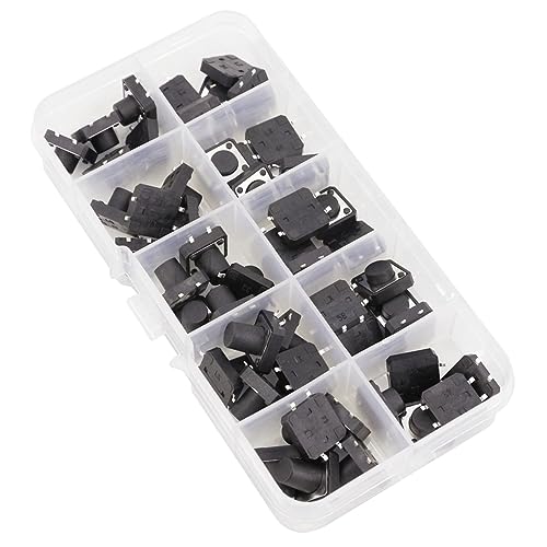 Kit de interruptor táctil de 12x12 mm con 50 unidades de micro interruptores SMD tipo patch