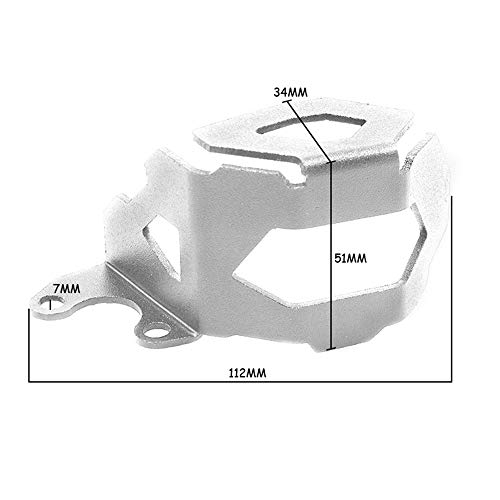 Sangmei Proteção do reservatório do reservatório de óleo da bomba do freio dianteiro da motocicleta