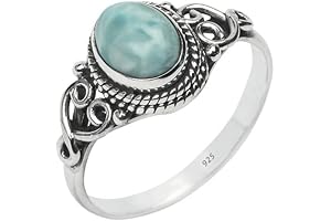 Larimar Stone Ring: A Shimmering Jewel for the Discerning